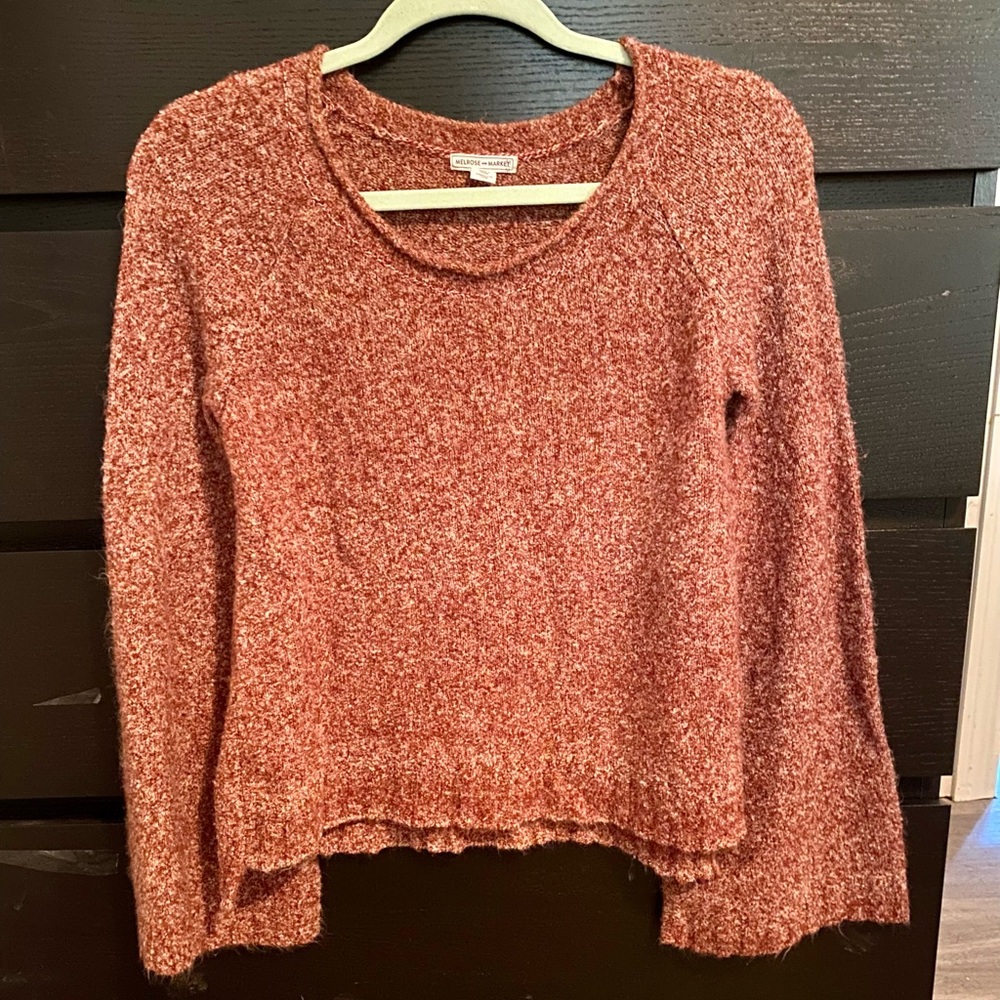 Crewneck Bellsleeved Sweater